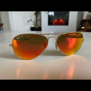 Orange Tint Ray Ban Aviators